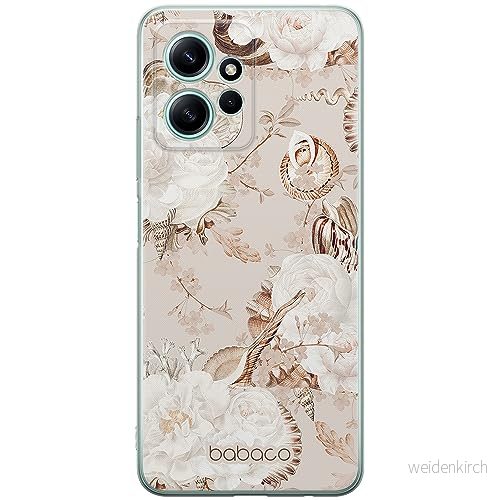 ERT GROUP mobiltelefonfodral för Xiaomi REDMI NOTE 12 4G originalt och officiellt licensierat Babaco mönster Flowers 045 optimalt anpassad till formen på mobiltelefonen, fodral tillverkad av TPU plast 5905511947248