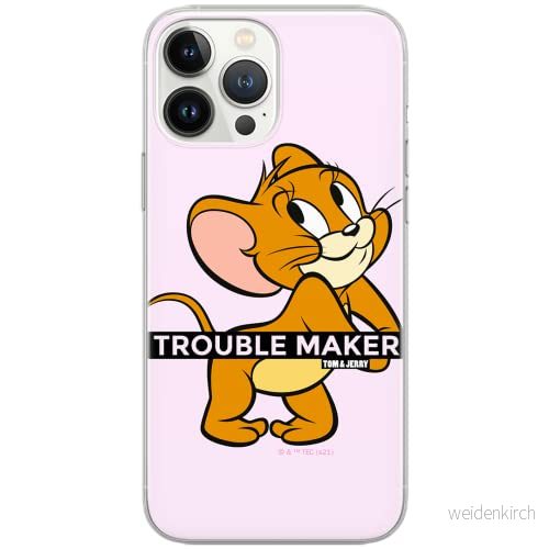 ERT GROUP mobiltelefonfodral för Xiaomi REDMI 10 originalt och officiellt licensierat Tom and Jerry mönster 012, fodral tillverkad av TPU plast 5904805270437