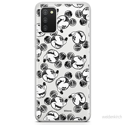 ERT GROUP mobiltelefonfodral för Samsung A03S originalt och officiellt licensierat Disney mönster Mickey 025 optimalt anpassad till formen på mobiltelefonen, gedeeltelijk transparant 5903932989953