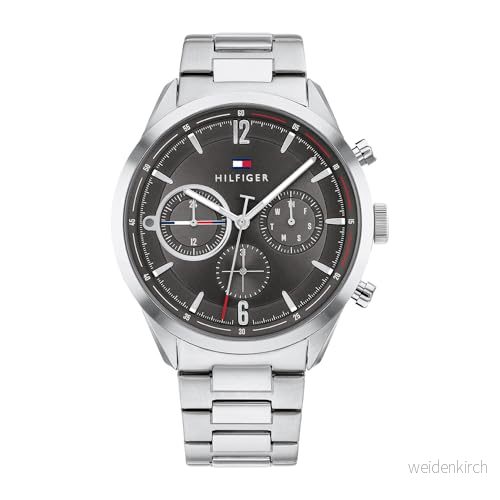 Tommy Hilfiger Matthew Kronografklockor silvercoloured, Storlek: One Size, Silver coloured 7613272450966