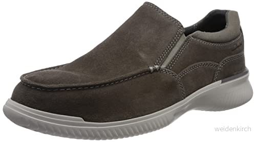 Clarks Donaway Free Tofflor för män, sten, 45 EU bred 5059680252457