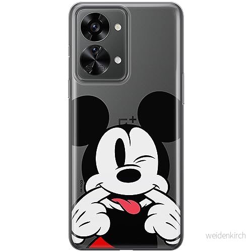ERT GROUP mobiltelefonfodral för OnePlus NORD 2T 5G originalt och officiellt licensierat Disney mönster Mickey 052 optimalt anpassad till formen på mobiltelefonen, gedeeltelijk transparant 5905795034139