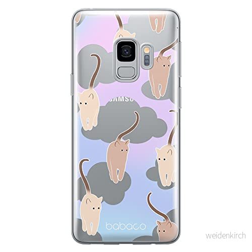 ERT GROUP mobiltelefonfodral för Samsung S9 originalt och officiellt licensierat Babaco mönster Cats 015 optimalt anpassad till formen på mobiltelefonen, gedeeltelijk transparant 5905131116574