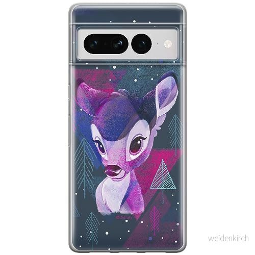 ERT GROUP mobiltelefonfodral för Google PIXEL 7 PRO originalt och officiellt licensierat Disney mönster Bambi 007 optimalt anpassad till formen på mobiltelefonen, fodral tillverkad av TPU plast 5905795175993