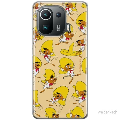 ERT GROUP mobiltelefonfodral för Xiaomi MI 11 PRO originalt och officiellt licensierat Looney Tunes mönster Speedy Gonzales 001 anpassad till formen på mobiltelefonen, fodral tillverkad av TPU plast 5905511644598