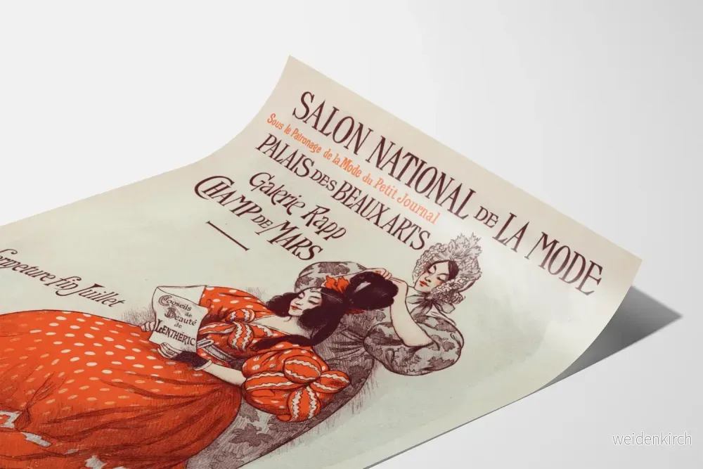 Vintageposter för Salon National de la Mode på Palais des Beaux Arts - Bild 3