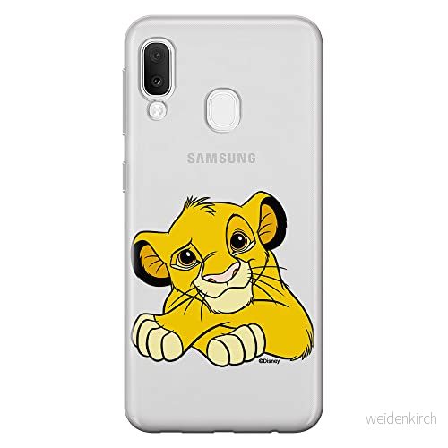 ERT GROUP mobiltelefonfodral för Samsung A20e originalt och officiellt licensierat Disney mönster Simba & Friends 009 optimalt anpassad till formen på mobiltelefonen, gedeeltelijk transparant 5905131177599