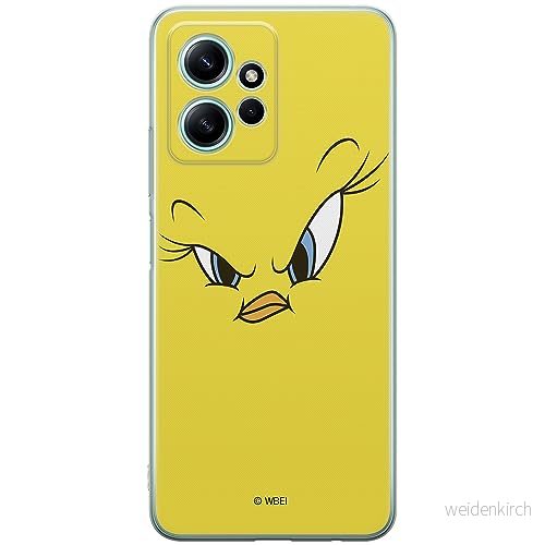ERT GROUP mobiltelefonfodral för Xiaomi REDMI NOTE 12 4G originalt och officiellt licensierat Looney Tunes mönster Tweety 001 anpassad till formen på mobiltelefonen, fodral tillverkad av TPU plast 5905511940430