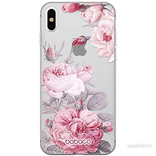 ERT GROUP mobiltelefonfodral för Iphone XS Max originalt och officiellt licensierat Babaco mönster Flowers 050 optimalt anpassad till formen på mobiltelefonen, gedeeltelijk transparant 5905131346971