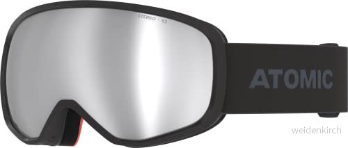 ATOMIC REVENT STEREO skidglasögon svarta med bländskydd högkvalitativa speglade snowboardglasögon glasögon Live Fit ram dubbel ruta 887445372660