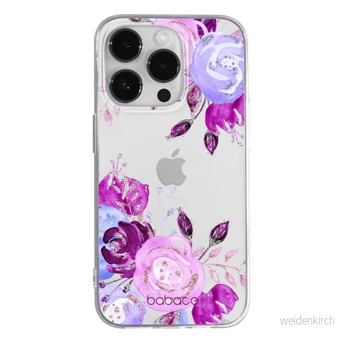 ERT GROUP mobiltelefonfodral för Apple Iphone 14 PRO MAX originalt och officiellt licensierat Babaco mönster Flowers 005 optimalt anpassad till formen på mobiltelefonen, gedeeltelijk transparant 5905131935458