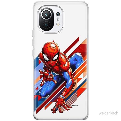 ERT GROUP mobiltelefonfodral för Xiaomi 11 originalt och officiellt licensierat Marvel mönster Spider Man 023 optimalt anpassad till formen på mobiltelefonen, fodral tillverkad av TPU plast 5905511762193
