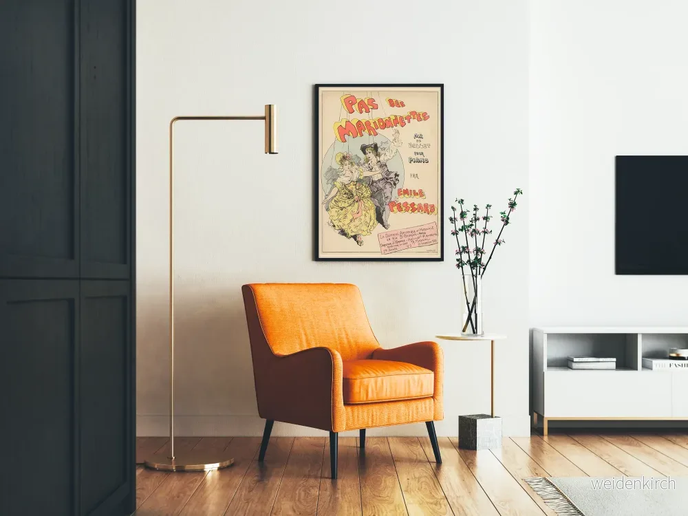 Vintageposter för marionetter och balettmusik för piano - Bild 2