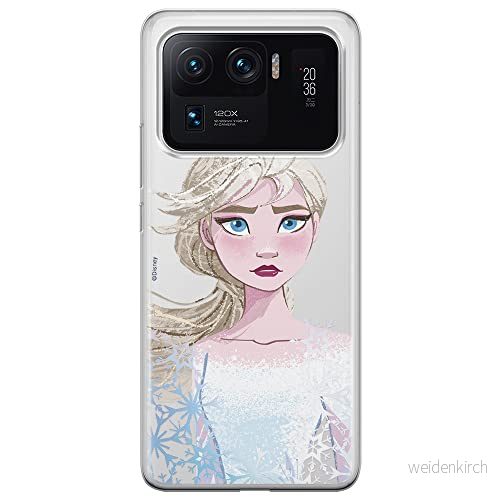 ERT GROUP mobiltelefonfodral för Xiaomi MI 11 ULTRA originalt och officiellt licensierat Disney mönster Elsa 014 optimalt anpassad till formen på mobiltelefonen, gedeeltelijk transparant 5903932707793