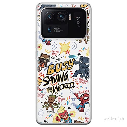 ERT GROUP mobiltelefonfodral för Xiaomi MI 11 ULTRA originalt och officiellt licensierat Marvel mönster Avengers 026 optimalt anpassad till formen på mobiltelefonen, fodral tillverkad av TPU plast 5904805198939
