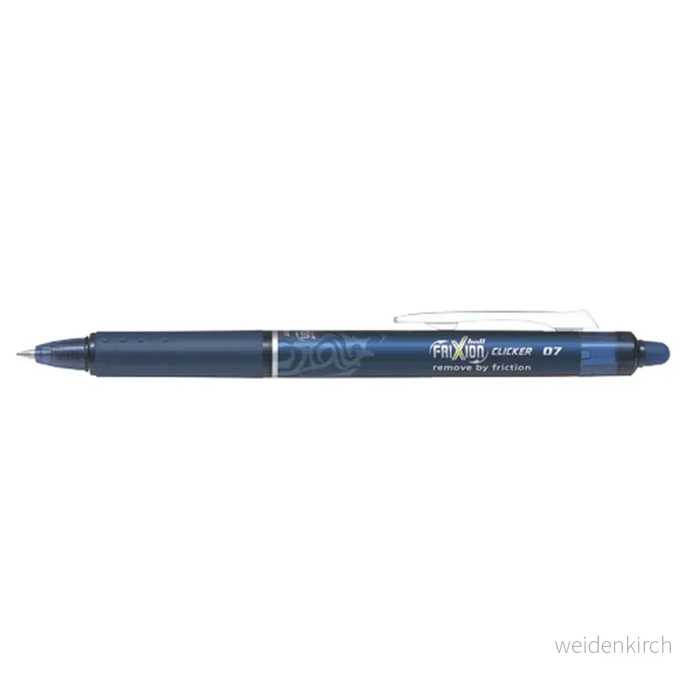 Pilot FriXion Clicker 0,7 - Blåsvart set med 3 pennor 4902505420856