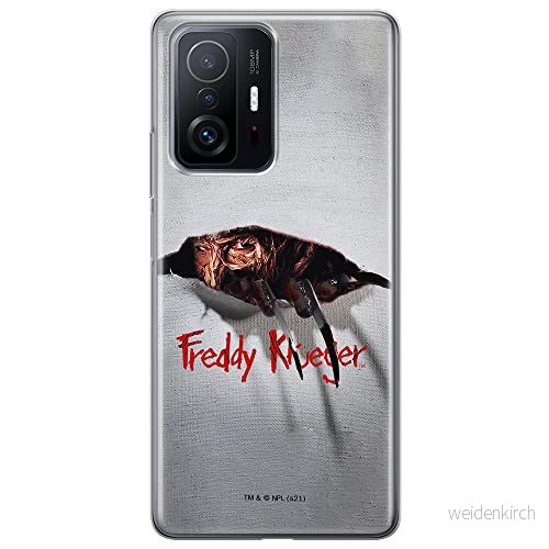 ERT GROUP mobiltelefonfodral för Xiaomi 11T 5G / PRO originalt och officiellt licensierat Horror mönster Nightmare of Elm Street 008, fodral tillverkad av TPU plast 5905511089450