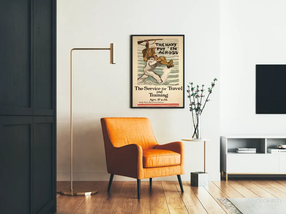 Vintage marinposter – Service, Resor och Träning för 17-35-åringar - Bild 2