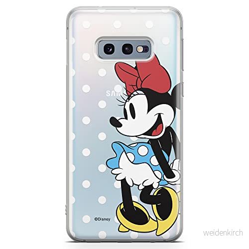 ERT GROUP mobiltelefonfodral för Samsung S10e originalt och officiellt licensierat Disney mönster Minnie 034 optimalt anpassad till formen på mobiltelefonen, gedeeltelijk transparant 5903040677766