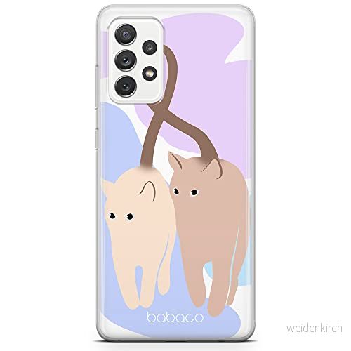 ERT GROUP mobiltelefonfodral för Samsung A73 5G originalt och officiellt licensierat Babaco mönster Cats 013 optimalt anpassad till formen på mobiltelefonen, fodral tillverkad av TPU plast 5905131109514