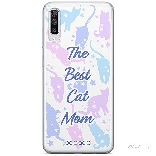 ERT GROUP mobiltelefonfodral för Samsung A70 originalt och officiellt licensierat Babaco mönster Cats 017 optimalt anpassad till formen på mobiltelefonen, fodral tillverkad av TPU plast 5905131082305