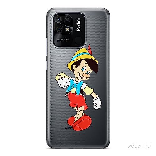 ERT GROUP mobiltelefonfodral för Xiaomi REDMI 10C originalt och officiellt licensierat Disney mönster Pinocchio 001 optimalt anpassad till formen på mobiltelefonen, gedeeltelijk transparant 5905511546267
