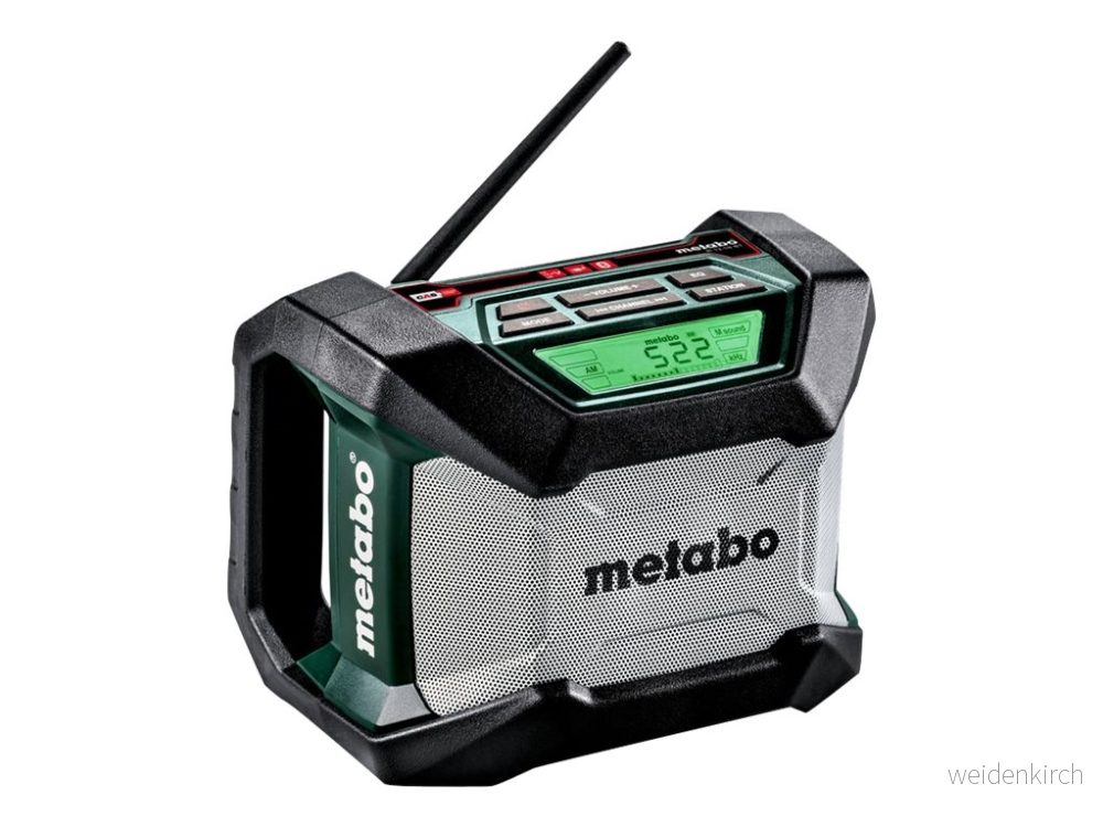Metabo R 12 18 BT Byggradio med Bluetooth, utan batteri och laddare 4007430332219