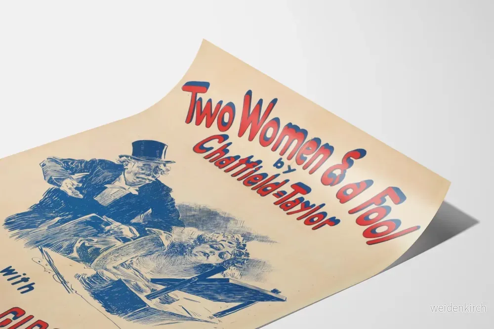 Vintageposter Two Women & a Fool av Gibson - Bild 3
