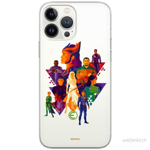 ERT GROUP mobiltelefonfodral för Samsung A71 originalt och officiellt licensierat Marvel mönster Eternals 007 Vit optimalt anpassad till formen på mobiltelefonen, gedeeltelijk transparant 5904805113574