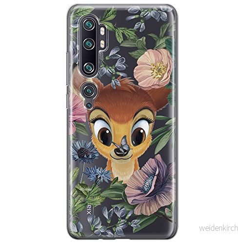 ERT GROUP mobiltelefonfodral för Xiaomi MI NOTE 10 / PRO originalt och officiellt licensierat Disney mönster Bambi 011 anpassad till formen på mobiltelefonen, gedeeltelijk transparant 5904805577796
