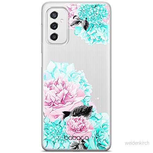 ERT GROUP mobiltelefonfodral för Samsung M52 5G originalt och officiellt licensierat Babaco mönster Flowers 002 optimalt anpassad till formen på mobiltelefonen, gedeeltelijk transparant 5904805385384
