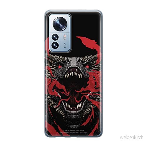 ERT GROUP mobiltelefonfodral för Xiaomi 12 / 12X originalt och officiellt licensierat Game of Thrones mönster 004 optimalt anpassad till formen på mobiltelefonen, fodral tillverkad av TPU plast 5905511486440