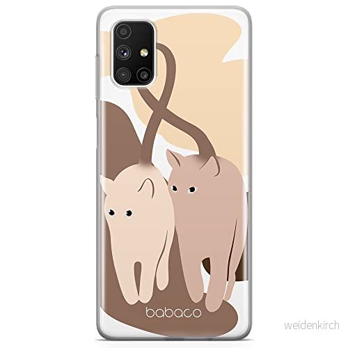 ERT GROUP mobiltelefonfodral för Samsung M51 originalt och officiellt licensierat Babaco mönster Cats 002 optimalt anpassad till formen på mobiltelefonen, fodral tillverkad av TPU plast 5905131084934