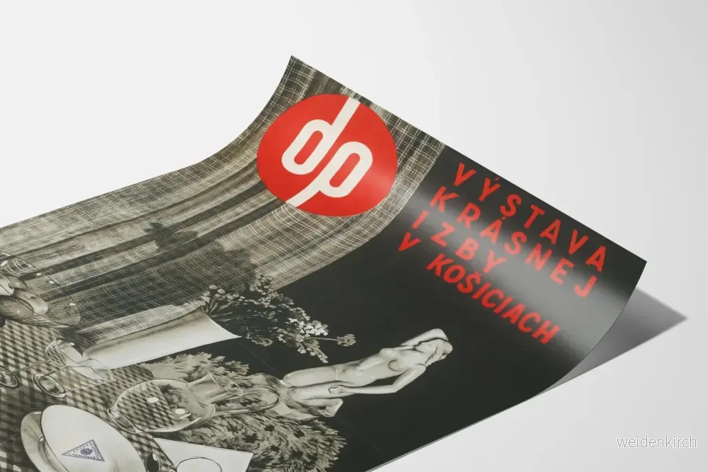 Vintageposter för utställningen Krásnej Izby i Košice - Bild 3