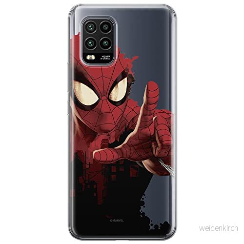 ERT GROUP mobiltelefonfodral för Xiaomi MI 10 LITE originalt och officiellt licensierat Marvel mönster Spider Man 006 optimalt anpassad till formen på mobiltelefonen, gedeeltelijk transparant 5903537164236