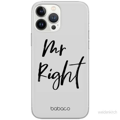 ERT GROUP mobiltelefonfodral för Apple Iphone 5/5S/SE originalt och officiellt licensierat Babaco mönster Mr Right 001 Vit anpassad till formen på mobiltelefonen, fodral tillverkad av TPU plast 5904805050831