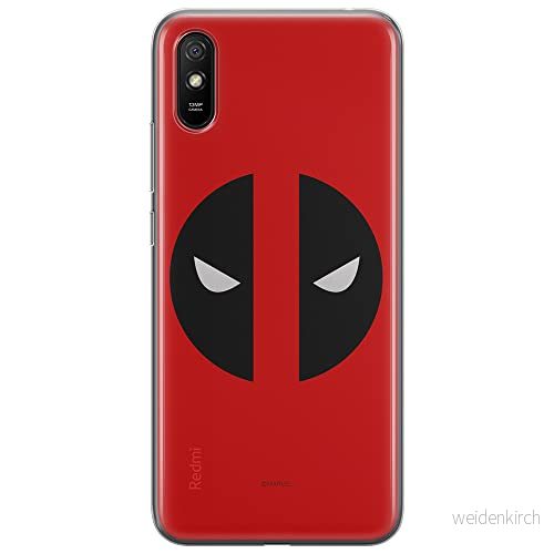 ERT GROUP mobiltelefonfodral för Xiaomi REDMI 9A originalt och officiellt licensierat Marvel mönster Deadpool 004 optimalt anpassad till formen på mobiltelefonen, fodral tillverkad av TPU plast 5903040308349