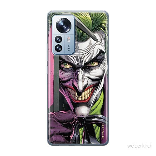 ERT GROUP mobiltelefonfodral för Xiaomi 12 / 12X originalt och officiellt licensierat DC mönster Joker 014 optimalt anpassad till formen på mobiltelefonen, fodral tillverkad av TPU plast 5905511476137