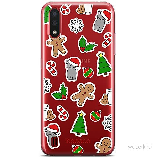 ERT GROUP mobiltelefonfodral för Samsung A01 originalt och officiellt licensierat Babaco mönster Winter 006 optimalt anpassad till formen på mobiltelefonen, gedeeltelijk transparant 5903932051285