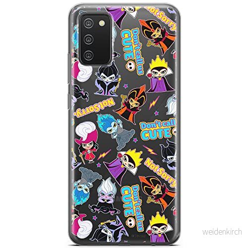 ERT GROUP mobiltelefonfodral för Samsung A02S originalt och officiellt licensierat Disney mönster Villains 008 optimalt anpassad till formen på mobiltelefonen, gedeeltelijk transparant 5905131389831