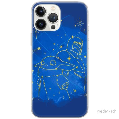 ERT GROUP mobiltelefonfodral för Huawei P30 originalt och officiellt licensierat Star Wars mönster Baby Yoda 023 Vit optimalt anpassad till formen på mobiltelefonen, fodral tillverkad av TPU plast 5904805075704