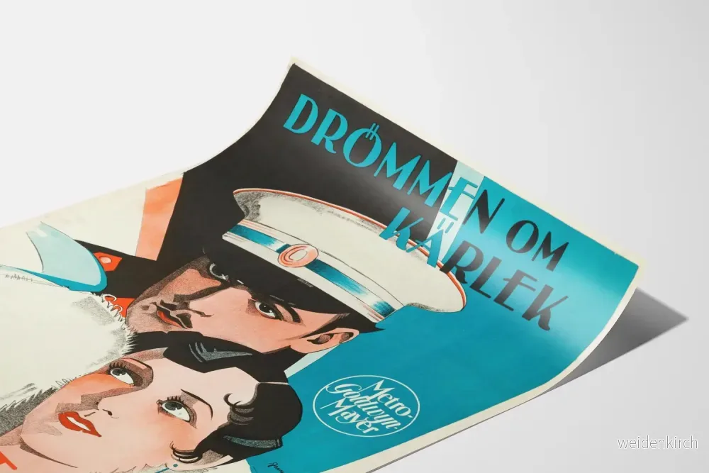 Vintageaffisch Drömmen Om Kärlek - Retro väggdekorationsposter - Bild 3