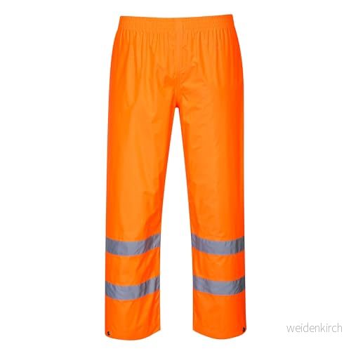 Portwest h441orr4 x L Hi vis regnbyxor, 4 stora, orange 5036108181728