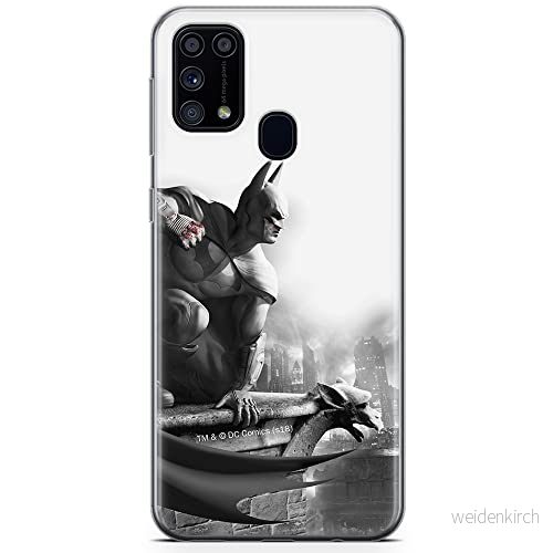 ERT GROUP mobiltelefonfodral för Samsung M31 originalt och officiellt licensierat DC mönster Batman 017 optimalt anpassad till formen på mobiltelefonen, fodral tillverkad av TPU plast 5904805481826