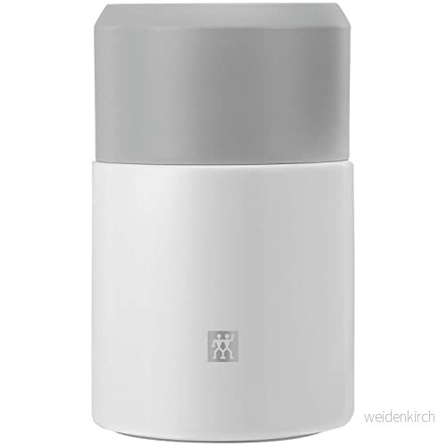 ZWILLING THERMO matlåda, med inbyggd skål, Dubbel väggisolering, Sked medföljer, 700 ml, höjd: 17 cm, Vit 4009839534010