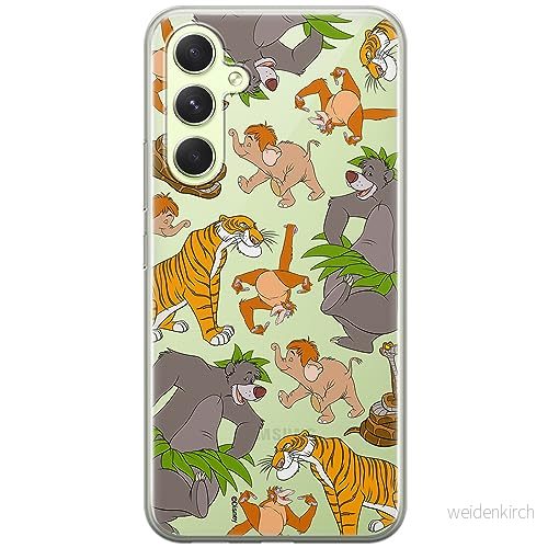 ERT GROUP mobiltelefonfodral för Samsung A54 5G originalt och officiellt licensierat Disney mönster Jungle Book 003 optimalt anpassad till formen på mobiltelefonen, gedeeltelijk transparant 5905511811358