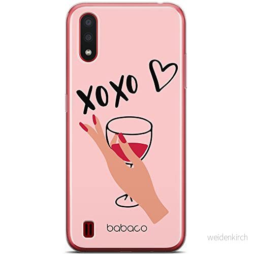 ERT GROUP mobiltelefonfodral för Samsung A01 originalt och officiellt licensierat Babaco mönster XOXO 001 optimalt anpassad till formen på mobiltelefonen, fodral tillverkad av TPU plast 5904805043642