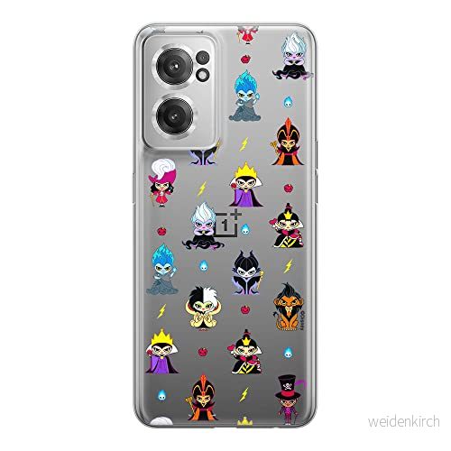 ERT GROUP mobiltelefonfodral för Oneplus NORD CE 2 originalt och officiellt licensierat Disney mönster Villains 007 optimalt anpassad till formen på mobiltelefonen, gedeeltelijk transparant 5905511300463