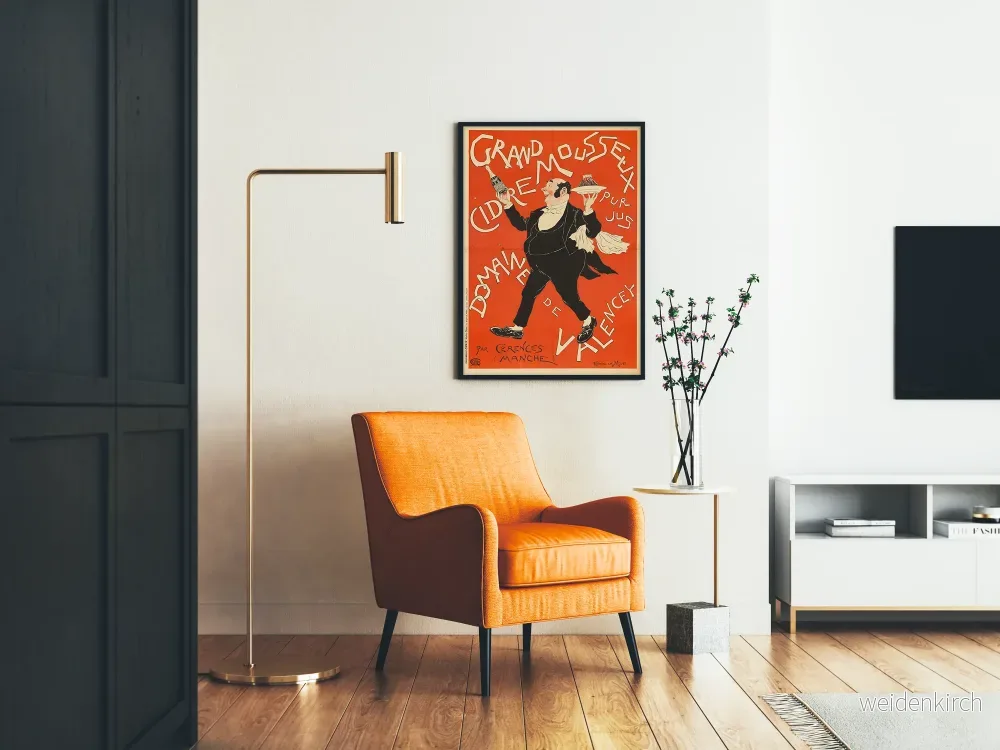 Vintageposter för Grand Cidre Mousseux Domaine de Valencey - Bild 2