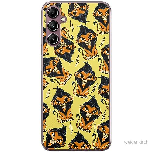ERT GROUP mobiltelefonfodral för Samsung A14 4G/5G originalt och officiellt licensierat Disney mönster Scar 002 optimalt anpassad till formen på mobiltelefonen, fodral tillverkad av TPU plast 5905511832018